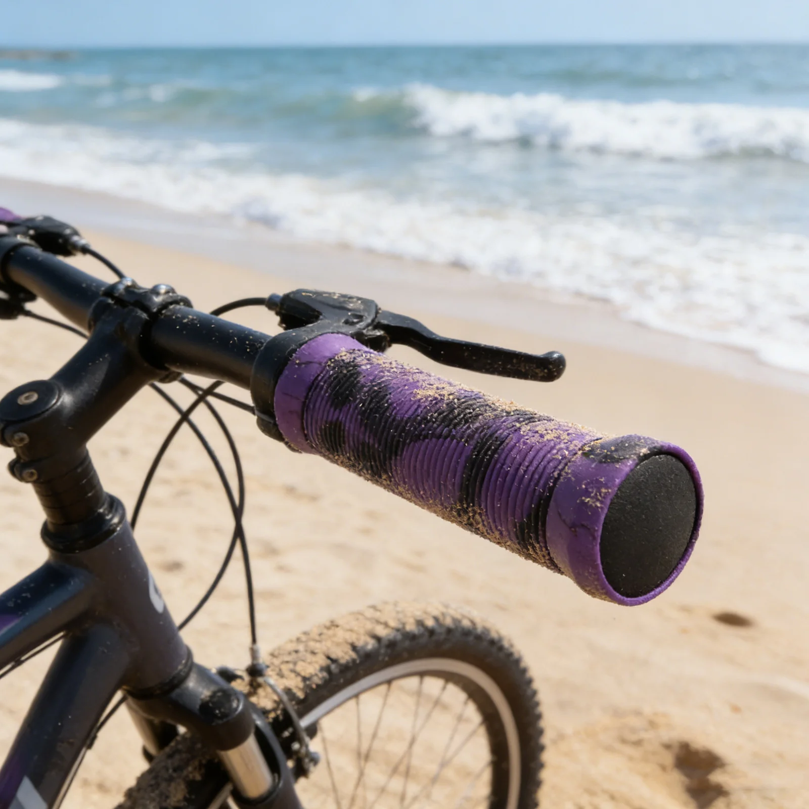 

2Pcs Rubber Bicycle Handlebar Grips Non Slip Soft High Elasticity Bike Handle Grip Replacement Universal for Mountain Road