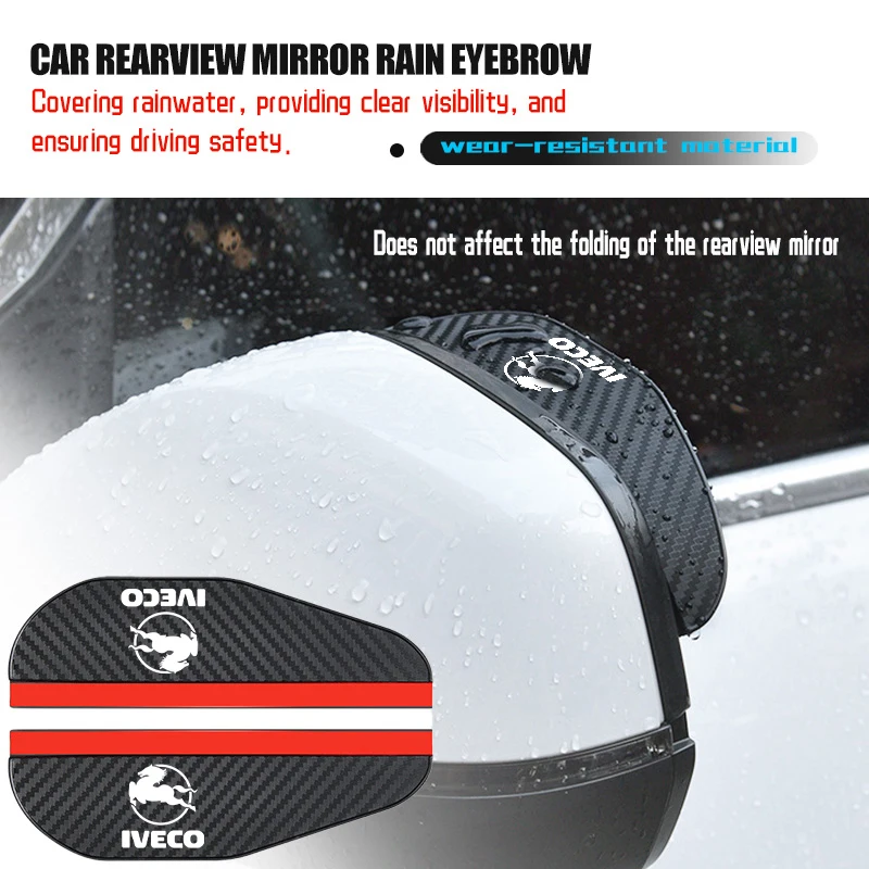 Pegatinas decorativas para espejo retrovisor de coche, accesorios decorativos para IVECO Daily e-Daily 4x4 Eurocargo S-eWay T-Way Stralis, 2 uds. ‌