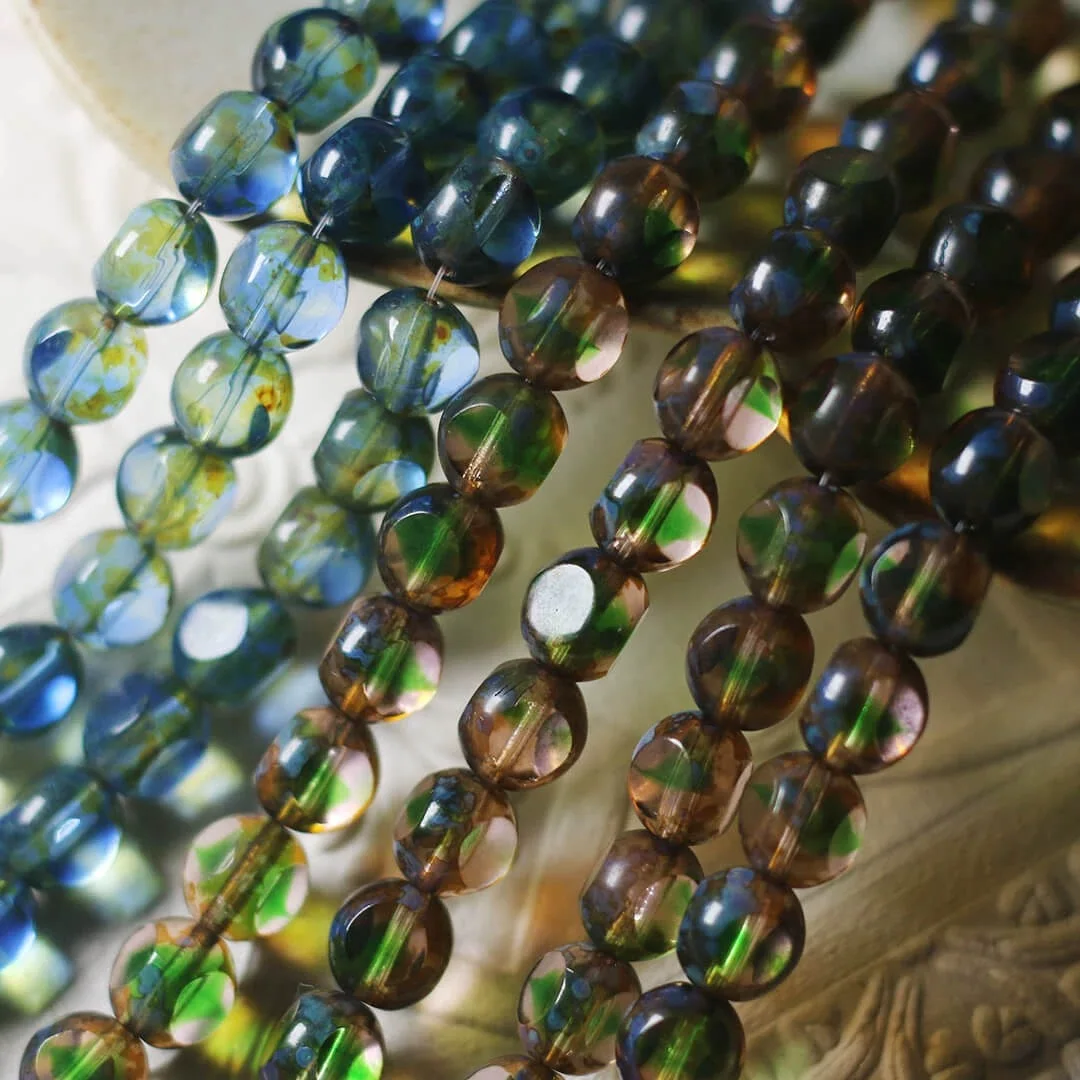 

20 pieces Handmade Glass Beads Bracelet Necklace Earring Scatter Pieces DIY Semi-finished Production