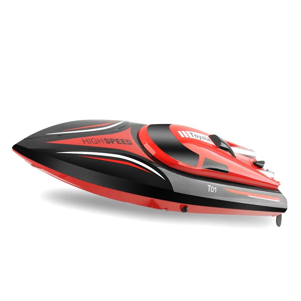 TKKJ 4CH RC Boat H101 2.4G High Speed Remote Control Electric Racing Boat 180 Degree Flip Speed Boats Model Toy for Kids 28KM/H