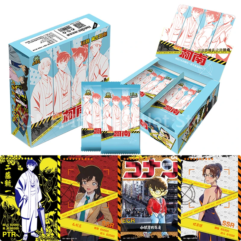 

New Original Detective Conan Series Collection Cards Anime Characters Rare PTR SSR SR Flash Card Toys Hobbies Games Collectibles