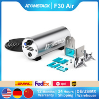 ATOMSTACK F30 Air Assist Pump For Laser Engraver Cutter Machine 10-30L/min Adjustable Airflow Remove Smoke Dust Low Noise