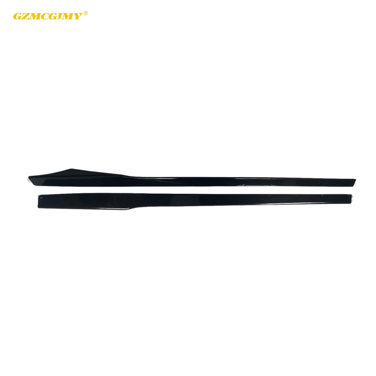 

High Glossy Dry Carbon Fiber Car Bumper Side Skirt For BMW M2 F87 Body Kits Rocker Panels