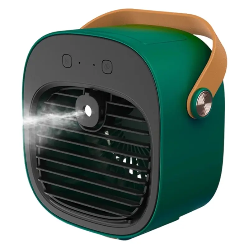 [B24B!】 Portable Mini Air Conditioner Humidifier Purifier Desktop Fan Cooler For Room Office Home Bedroom Living For Room