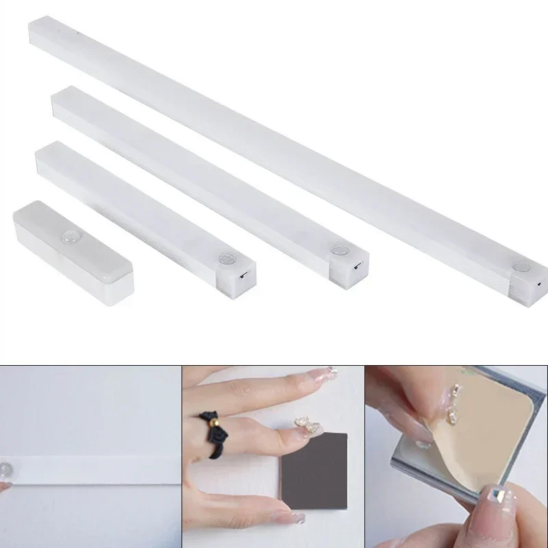Wireless LED Night Light Motion Sensor Light Closet Night Lamp For Kitchen Bedroom Detector Light Cabinet Staircase Backlight