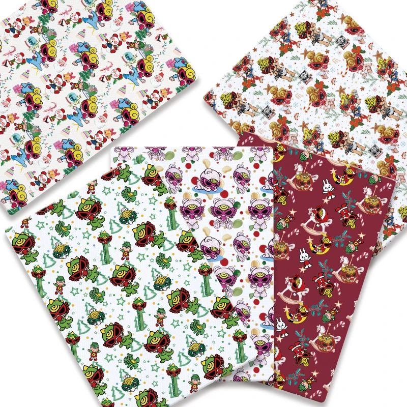 

Cartoon hot DIY hand sewn patchwork quilted baby dress home piece 140cm printed cute sewn children's fabric