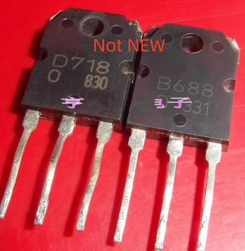 10pcs/lot B688 D718 2SB688 2SD718 5pair High-power Audio Amplifier Pairing Tube TO-247