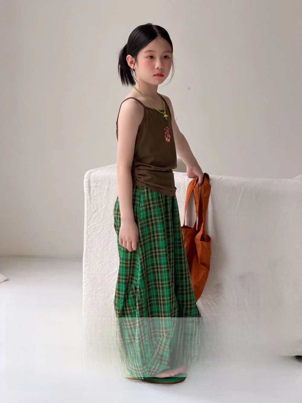 Colete Infantil de Algodão Sem Mangas Joice para o Verão, Estampa de Desenho Animado, Ajuste Solto, Moda Casual para Meninas
