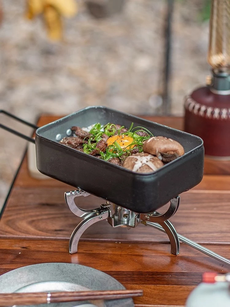 

Portable Heat-Resistant Multifunctional Aluminum Alloy Lunch Box Tableware Set for Camping Outdoor Picnics