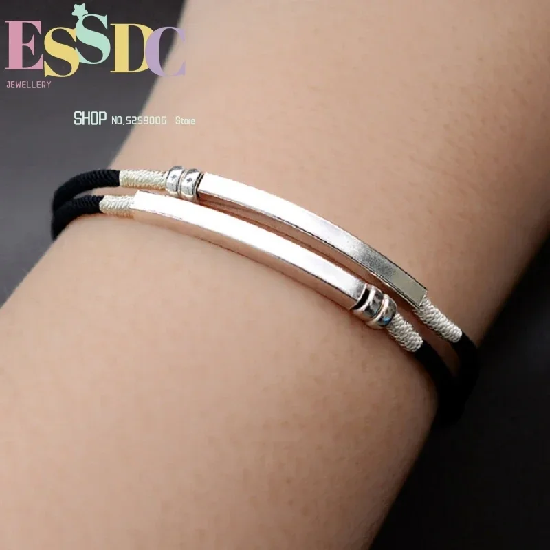 Hand Knotted Double-deck Charm Fashion Simple Personality Milan Rope Weaving Bracelet Male Adorn Wholesale