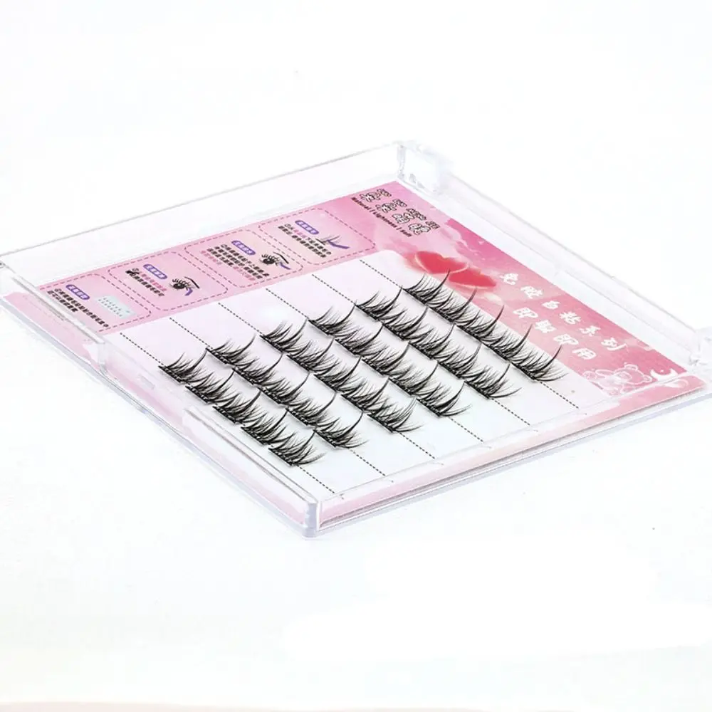 Sweet Glue-Free Fake Lashes Soft DIY Self-adhesive False Eyelashes Long Lasting Makeup Segmented Eyelashes Bundles Makeup Tool