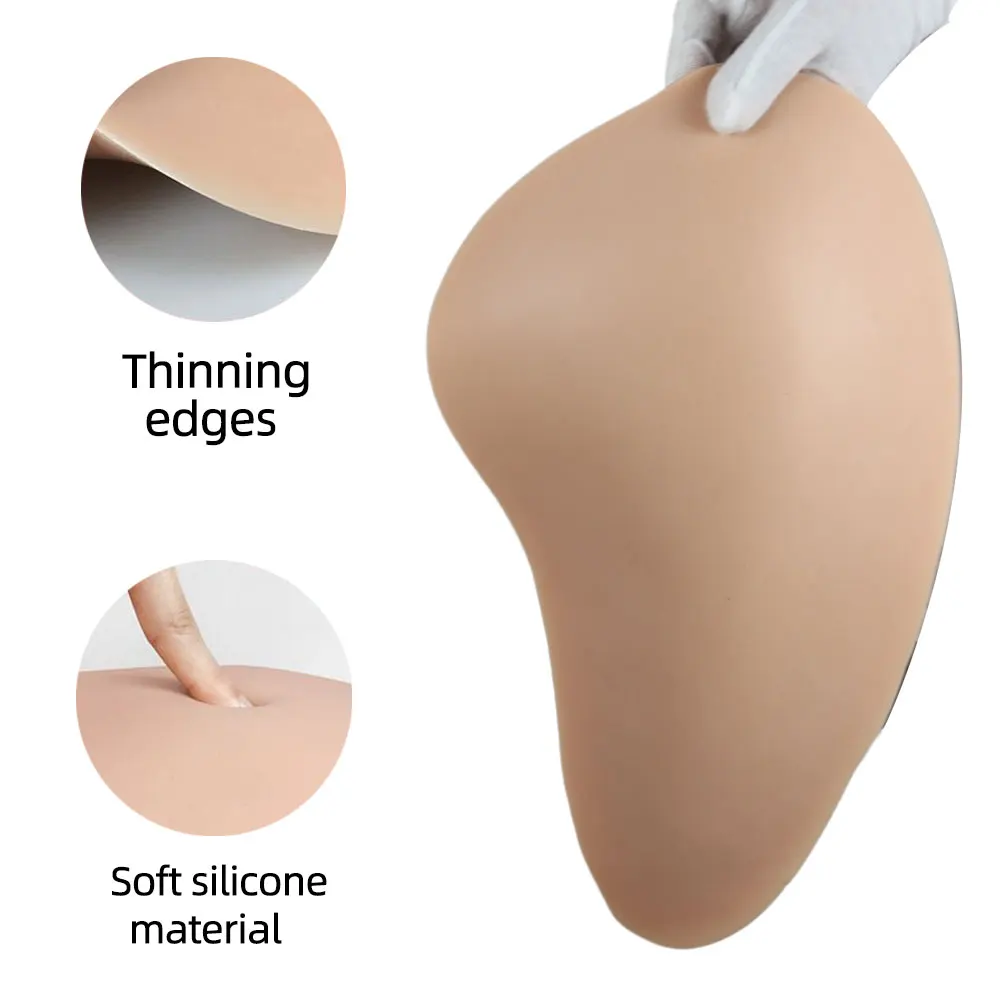 YUERUGOU Silicone Hip Pads Enhancer Removable Full Shapely Beauty Butt Lifter Fake Ass Shemale Drag Queen Cosplay Crossdresser