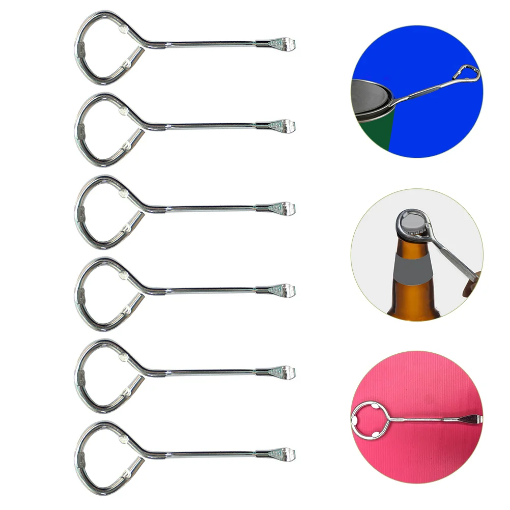 

Reusable Paint Opener Silver Key Bottle Portable Scraper Tool Lid Removal Paint Can Opener Strong Durable Easy