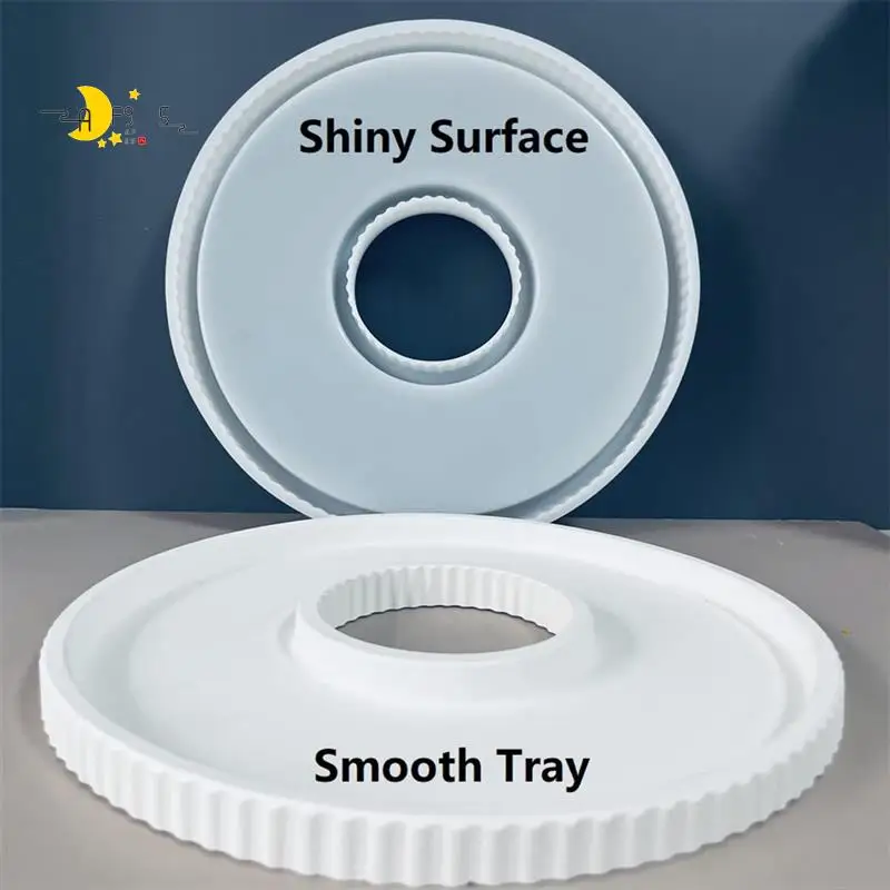

AF95-поднос для силиконовых форм с полосками, бетонная круглая пластина, силиконовый лоток для литья, декоративные формы для подносов