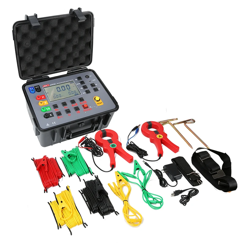 

Hot sale High Precision, High Stability and Anti-interference Capability Data Storage Double Clamp Grounding Resistance Tester