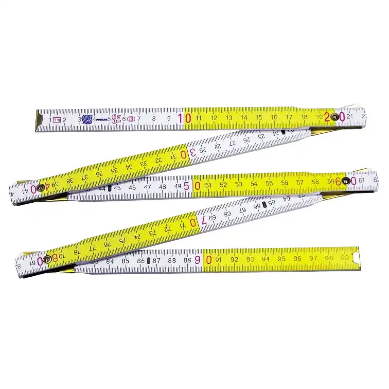 Vouwbare houten EG III 1M 5-delige meetset