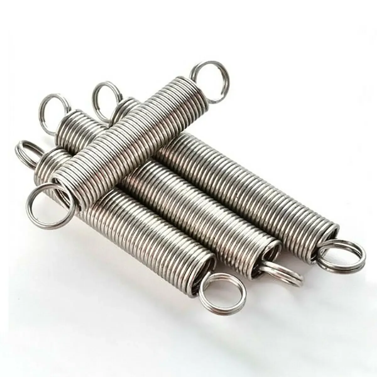 1 Stück 2 mm Drahtdurchmesser 304 Edelstahl Doppelhaken Zugverlängerungsfeder Außendurchmesser 14/17/20 mm Länge 50 mm – 300 mm