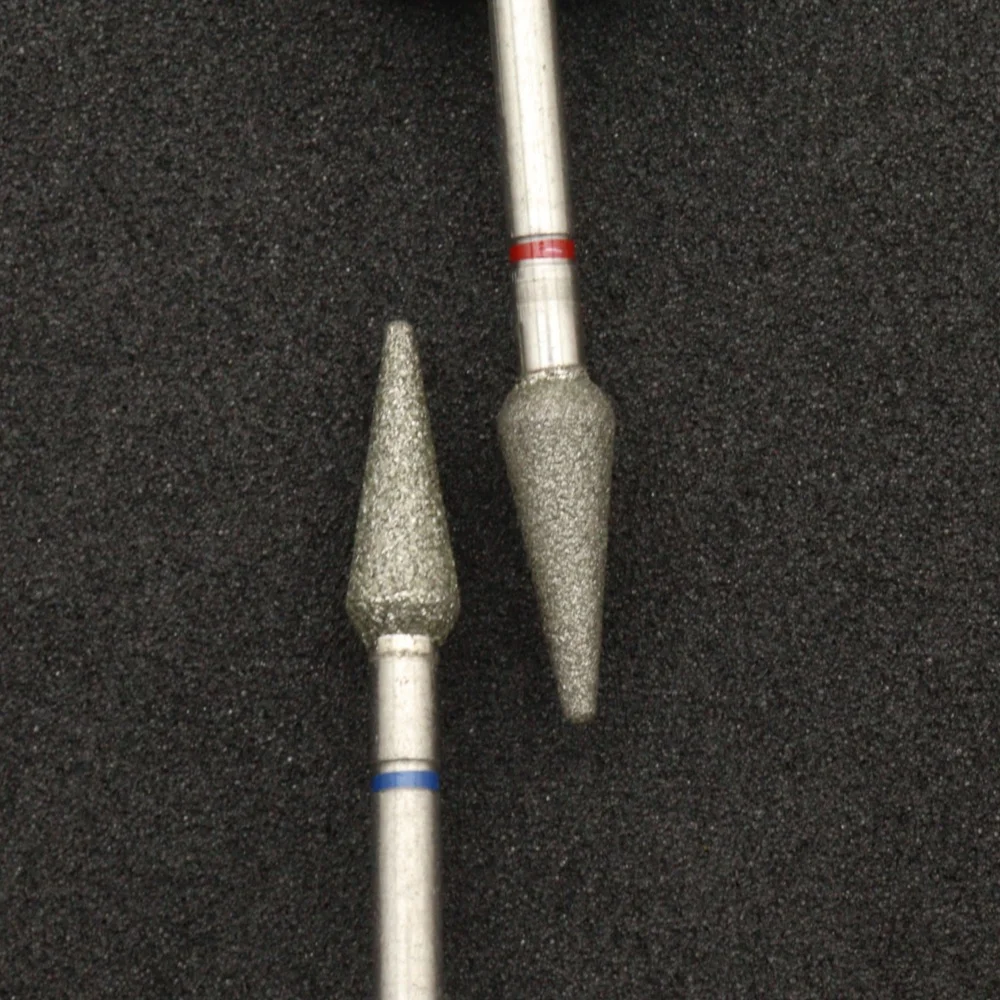 1/2Pcs Diamond Nail Drill Bit for Cuticle Removal & Pocket Cleaning, Professional Nail Tool
