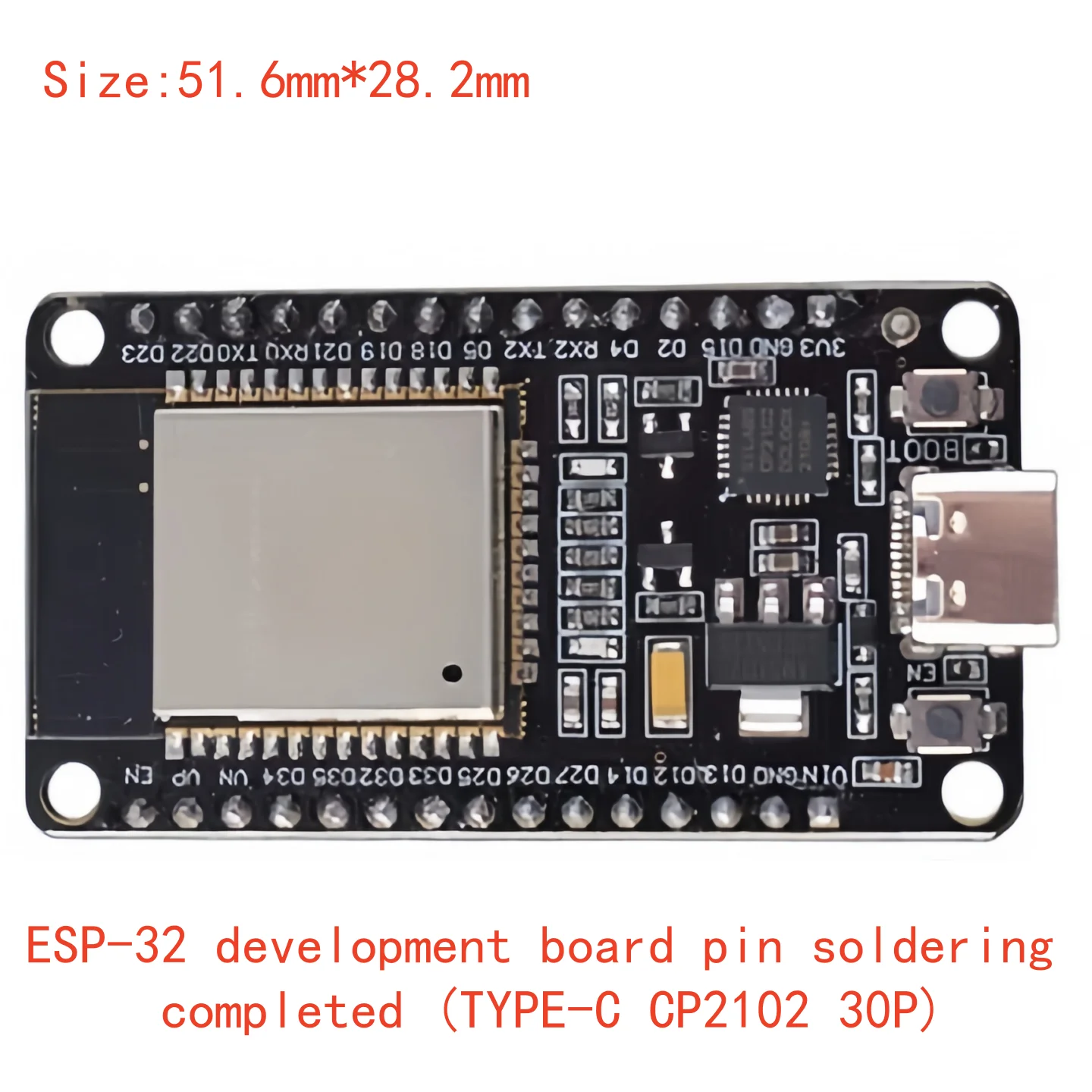 ESP-32 Entwicklungsboard WIFI+Bluetooth 2-in-1 Dual-Core-CPU Niedriger Stromverbrauch ESP32 ESP-32S 2,4 GHz – Detail 9