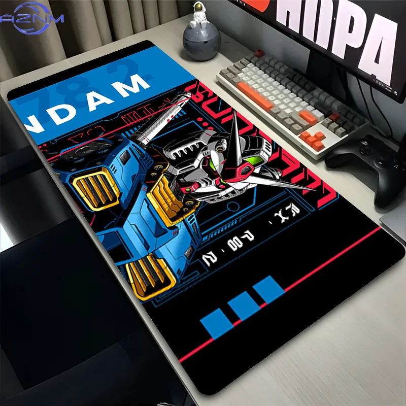 Mouse Pad Mechanical Warrior RX-78-2 G-gundam Locked Edge E-sports Anti Slip Computer Gamer table mat Gaming Office Home Durable