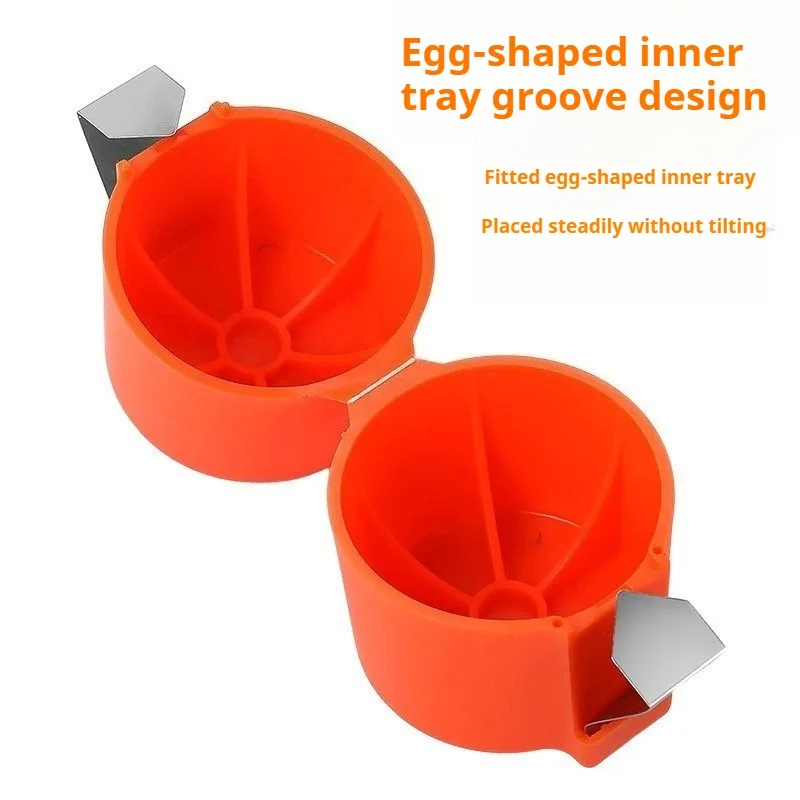 2pcs Eggshell Peeler & Cracker, Random Color, Automatic Egg Separator Tool, Easy Clean, Efficient Peeling for Fresh Eggs Home