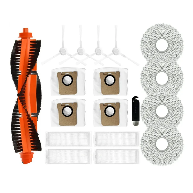 

Caci For Xiaomi M30 Pro Vacuum Main Side Brush HEPA Filter Mop Pad Dust Bag Replacement Spare Parts Accessories