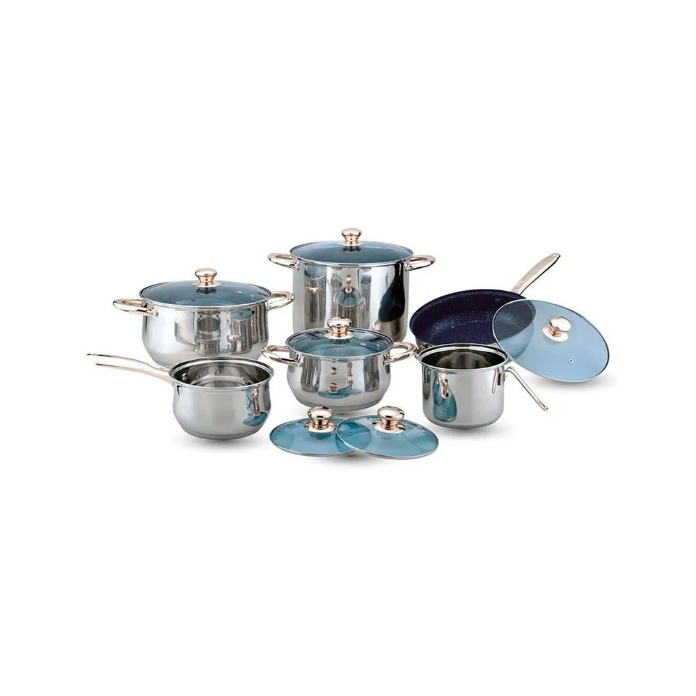 

13Pc Stainl Steel Cookware Set