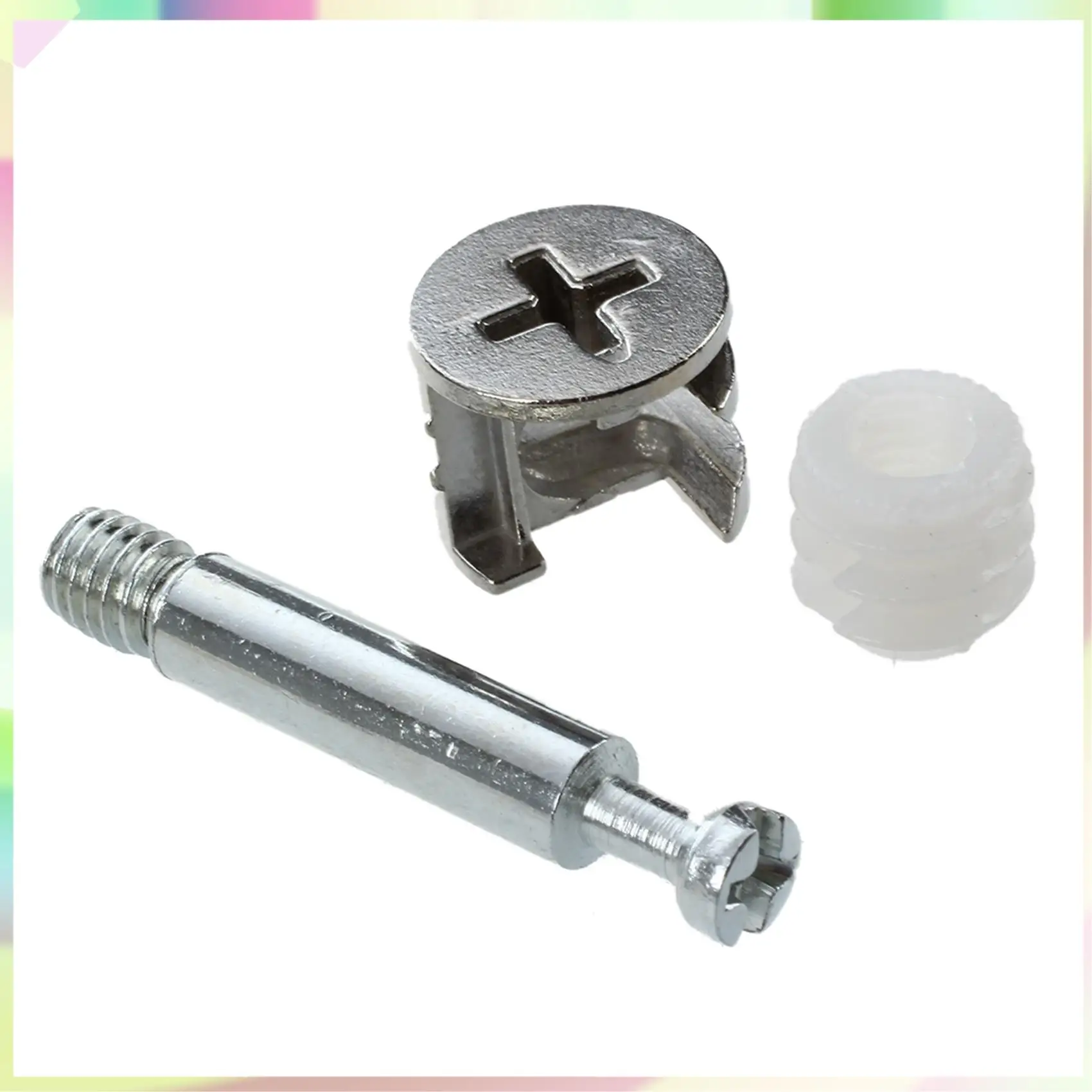 

B23B Furniture Cam Fitting With Dowel And Pre-Inserted Nut (Set Of 10)
