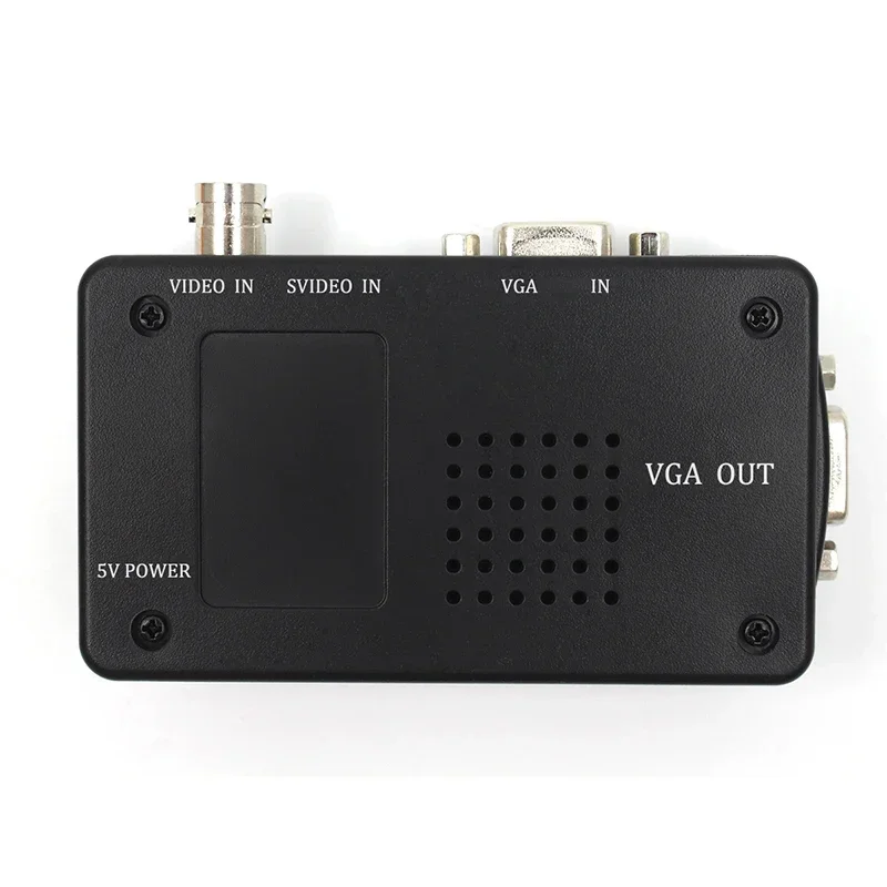BNC VGA Композитный преобразователь S-Video в VGA Видеоконвертер VGA Выходной адаптер Цифровой коммутатор для ПК Mac ТВ Камера DVD DVR