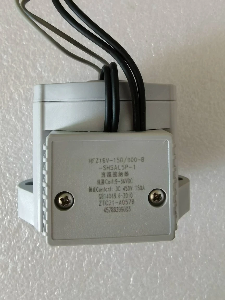 

Контактор постоянного тока HFZ16V-150/900-B Катушка 9-36 В постоянного тока Контакт 450 В 150 А Реле