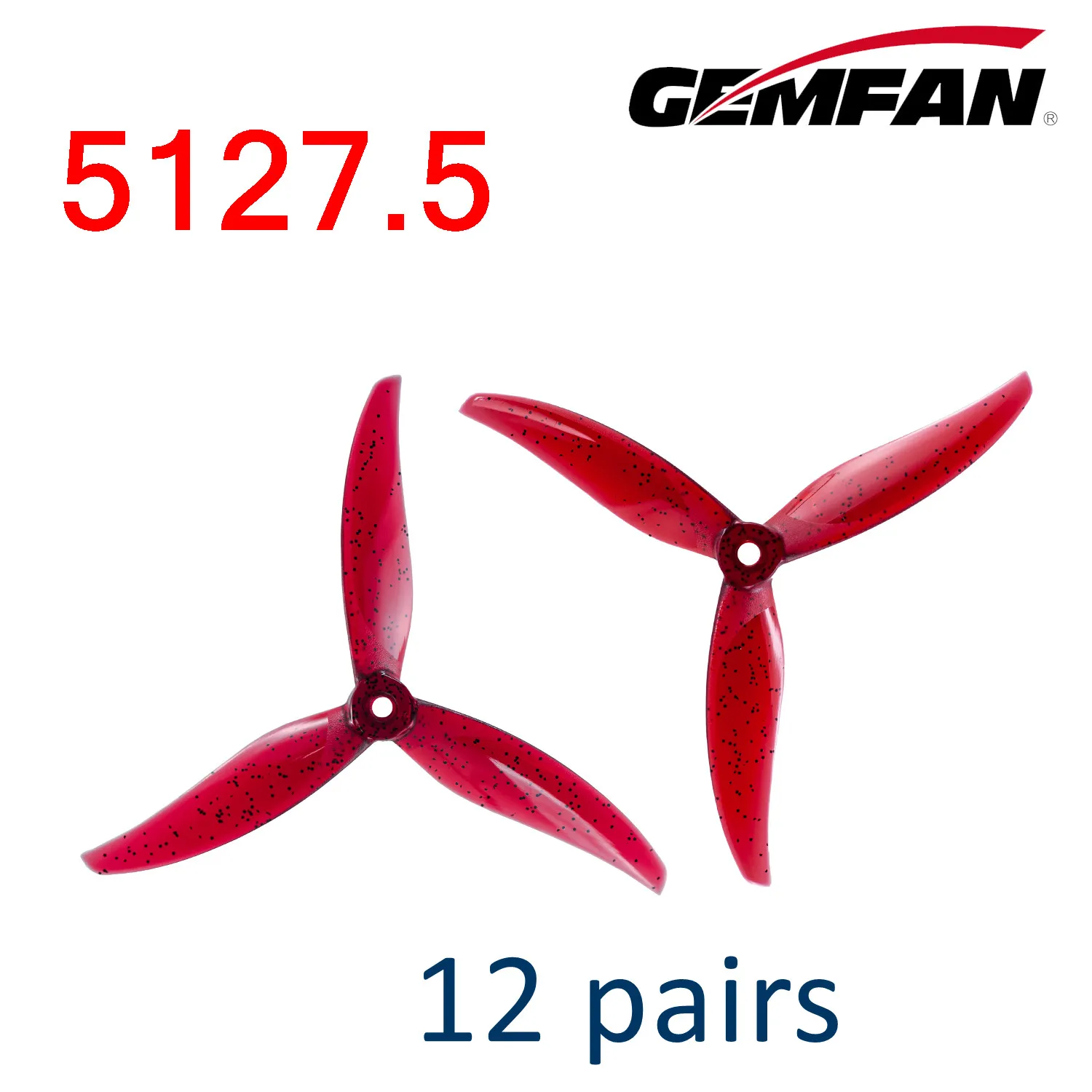24 stücke/12 paar Gemfan Proxy 5127,5 5 zoll 3 Klinge/Tri-Blade Propeller Requisiten FPV Freestyle für FPV Racing Freestyle Drone Teile