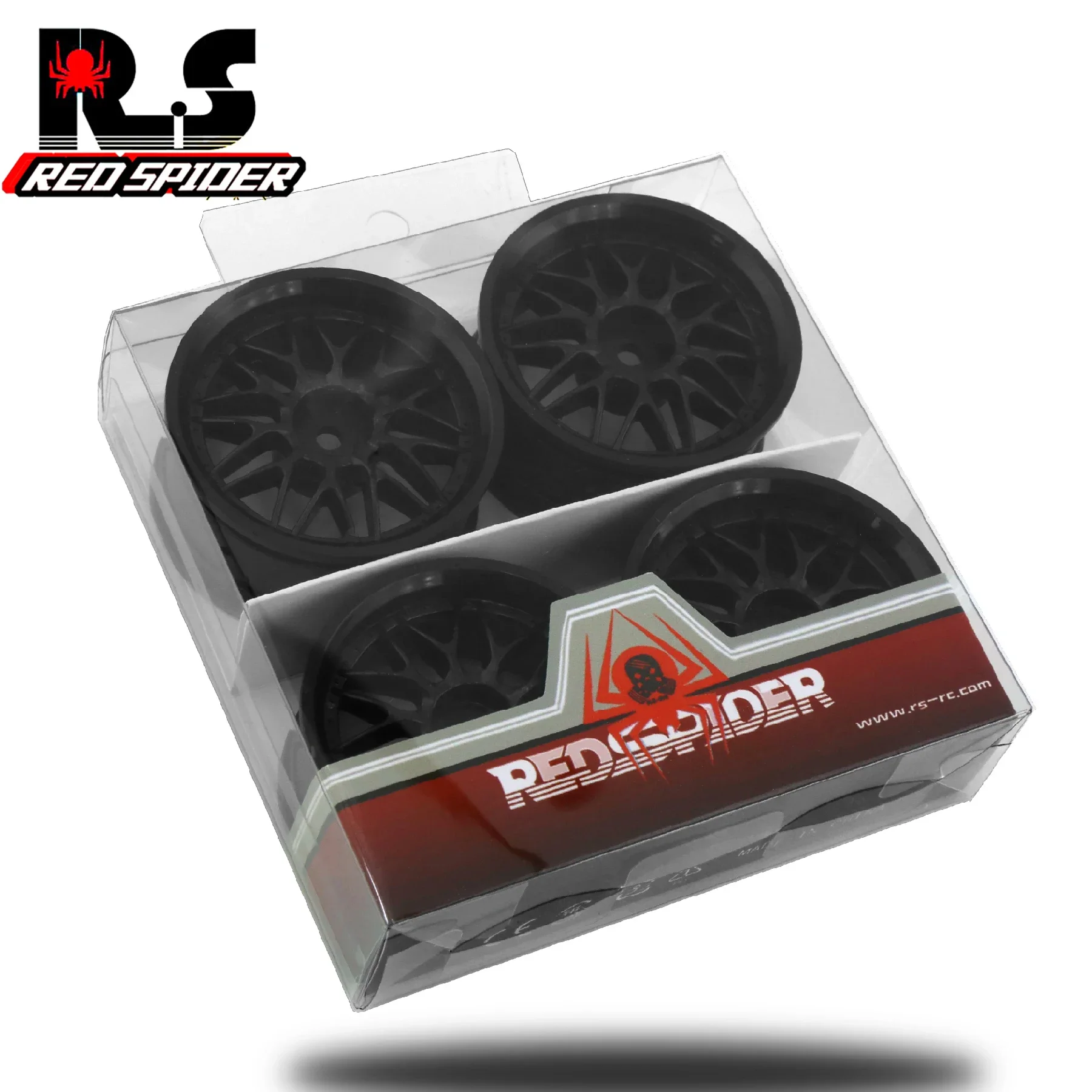 4 Stück 52mm 1/10 RC Drift Felgen und Naben für Tamiya XV02 Kyosho HSP HPI Sakura Traxxas RedCat, On-Road Racing – Detail 5
