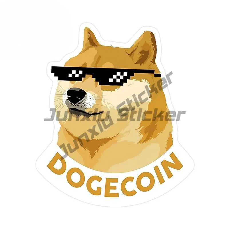 

Puppy in Sunglasses Funny Stickers Chibi Cartoon Graphics Decals Nice Waterproof Vinyl Car Styling