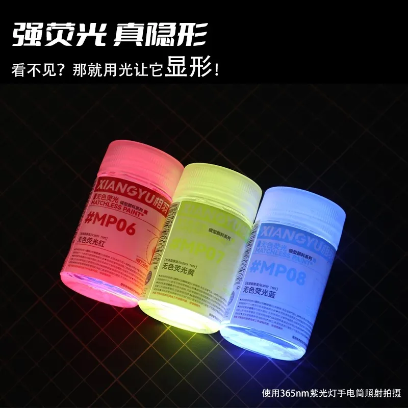 

Oil-based Paint Transparent Colorless Fluorescent Series MP06-MP11 Handheld Military Model