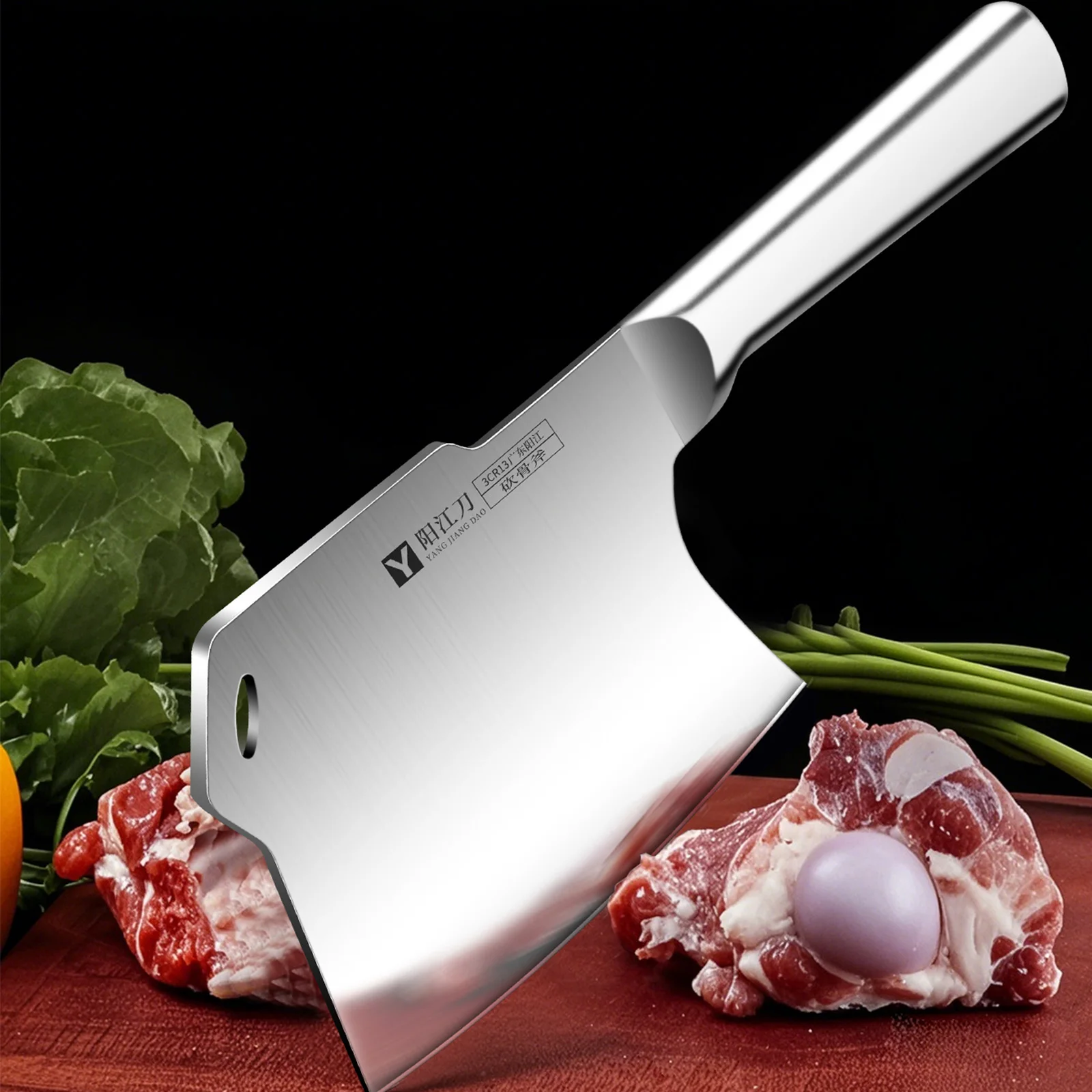 

Seiko high hardness kitchen bone cutter, stainless steel sharp meat cutter bone cutter, domestic kitchen knife meat axe knife