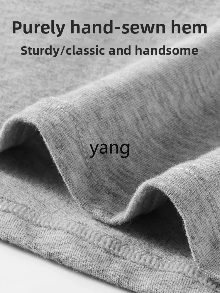 Yjq men's pure cotton underwear boys loose version boxers large size home pajama pants