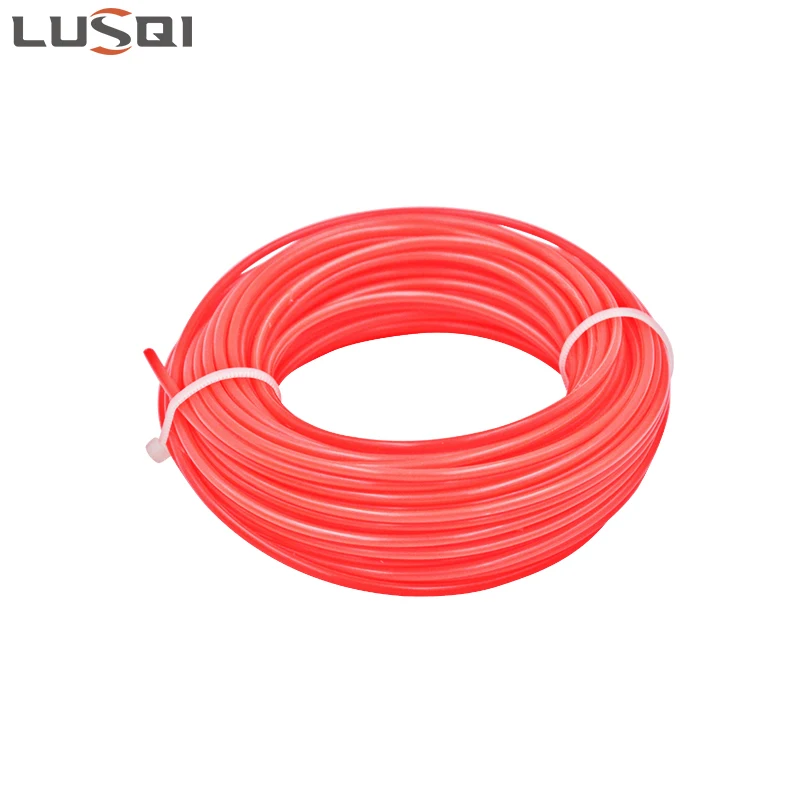 LUSQI 5/10/15m*2.4mm Grass Trimmer Line 100% Nylon Round Brush Cutter Rope Lawn Mower Head Accessory Garden Tools