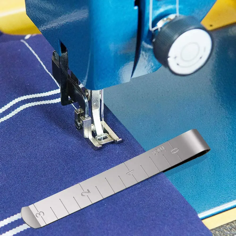 Sliding Buttonhole Foot for Janome Multifunction Sewing Machine Presser Feet #753801004 and Stainless Steel Hemming Clips