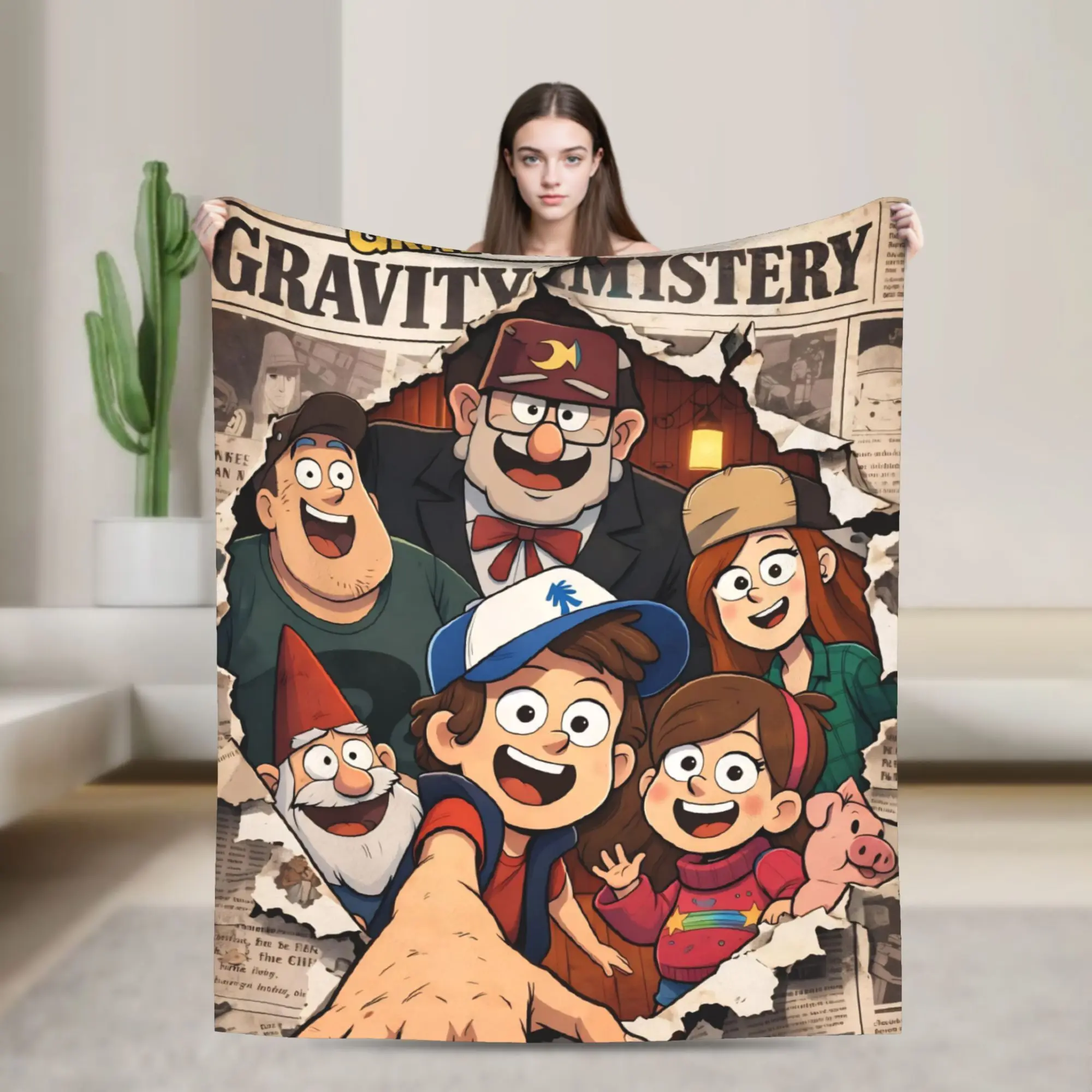 G-Gravity Falls Blanket Ultra Soft  Throw Blankets for Couch 50x60 Inch Multi-size Plush Thin Quilt
