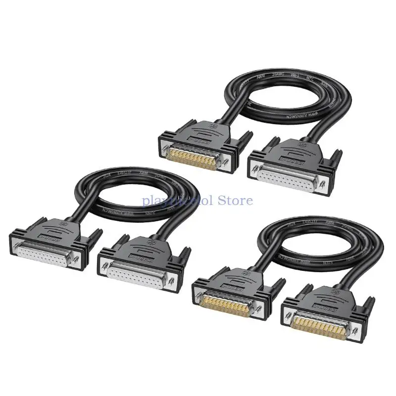 50cm-10m Long DB25 Serial Extension Cable Wire for Computers and Printers 26AWG D-SUB 25Pin Connectors Cord Line