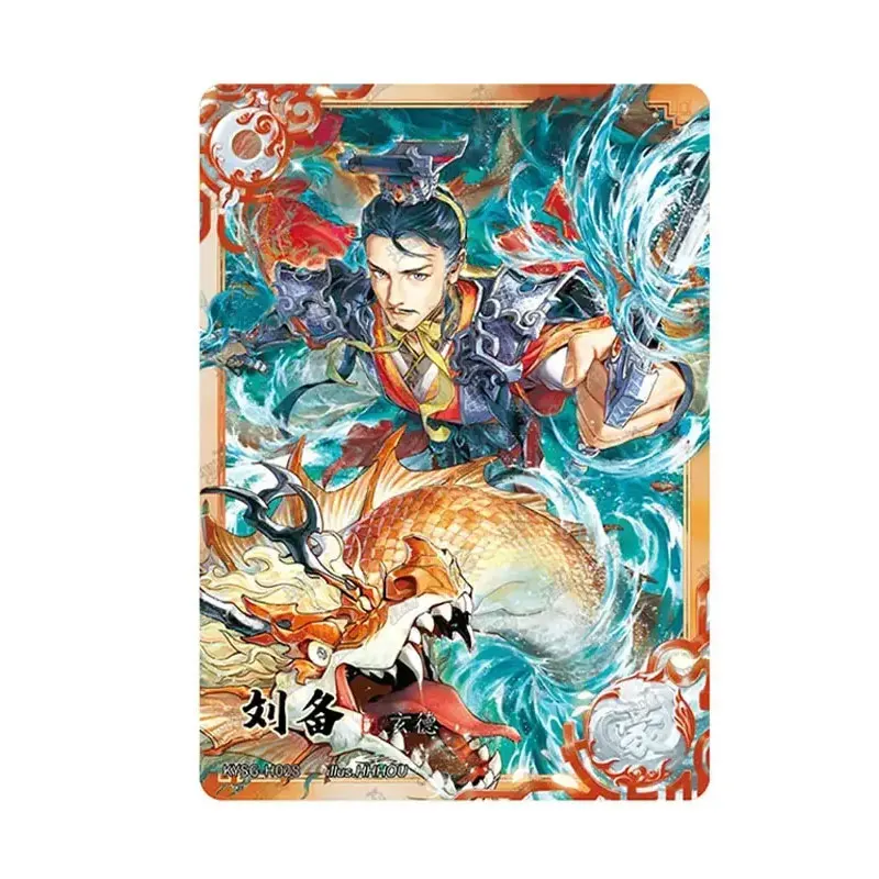 KAYOU The Three Kingdoms Series 5 H/L/G/M/F/Q/Z/White/green/yellow Qunying Yaoshi A Tripartite Confrontation Genuine Anime Card