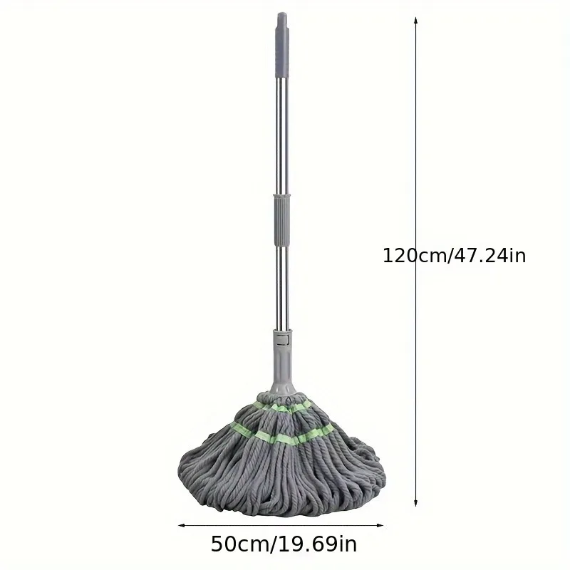 No-wash, self-twisting, rotating water-squeezing mop for lazy people at home to mop the floor, mop with a mop cloth, and absorb