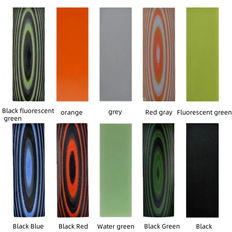 1pieces DIY Knife Making Handle Material Black/Tan/Green G10 Patch Material