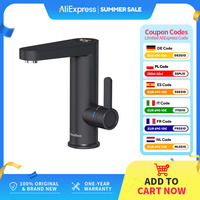 Briwellna 3400W 220V Electric Kitchen Water Heater Tap Instant Hot Stainless Steel Water Faucet Heater Cold Heating Faucet