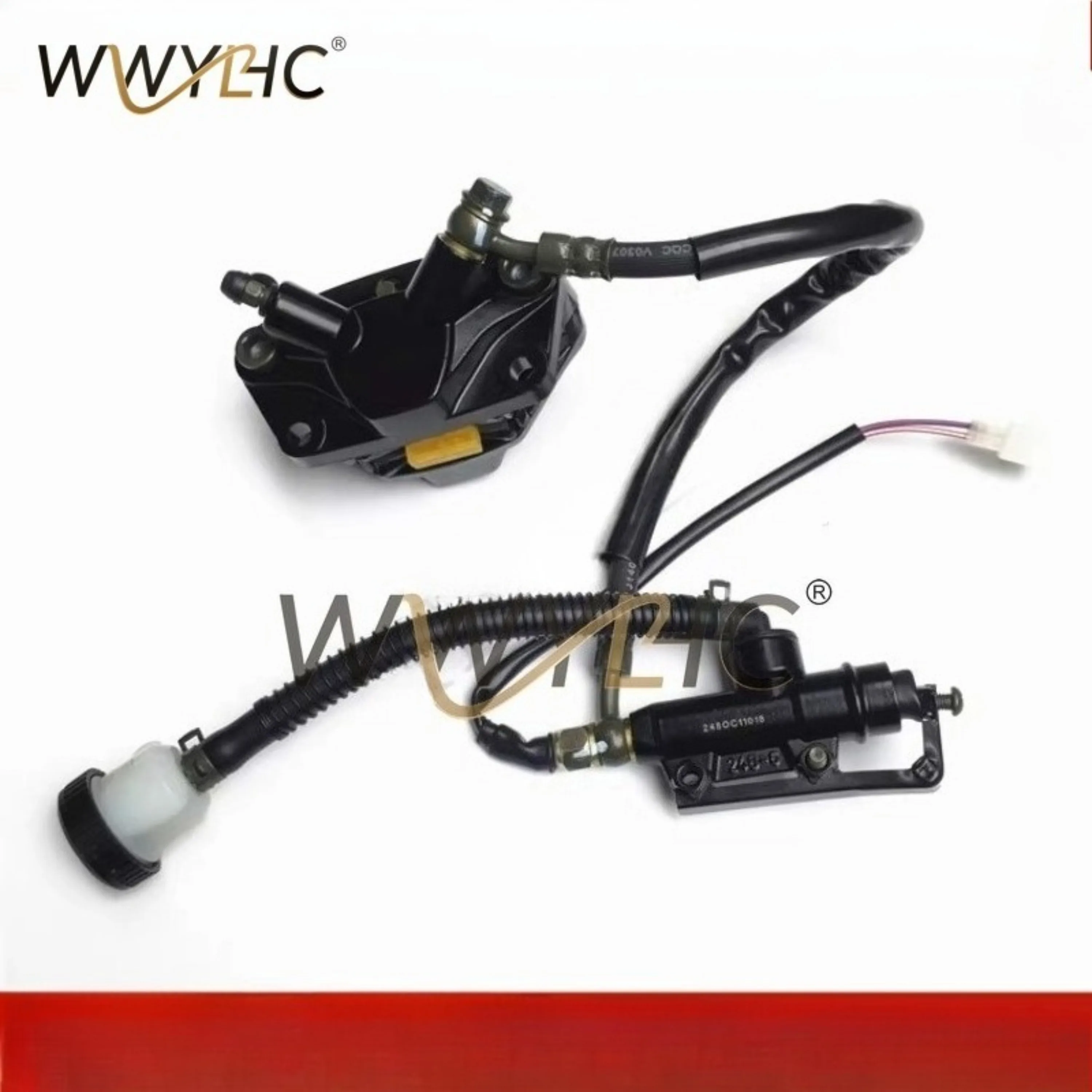Brake Caliper for  125 QJ150-19A Rear Brake Upper and Lower Pumps Rear Disc Brakes Pump Assembly