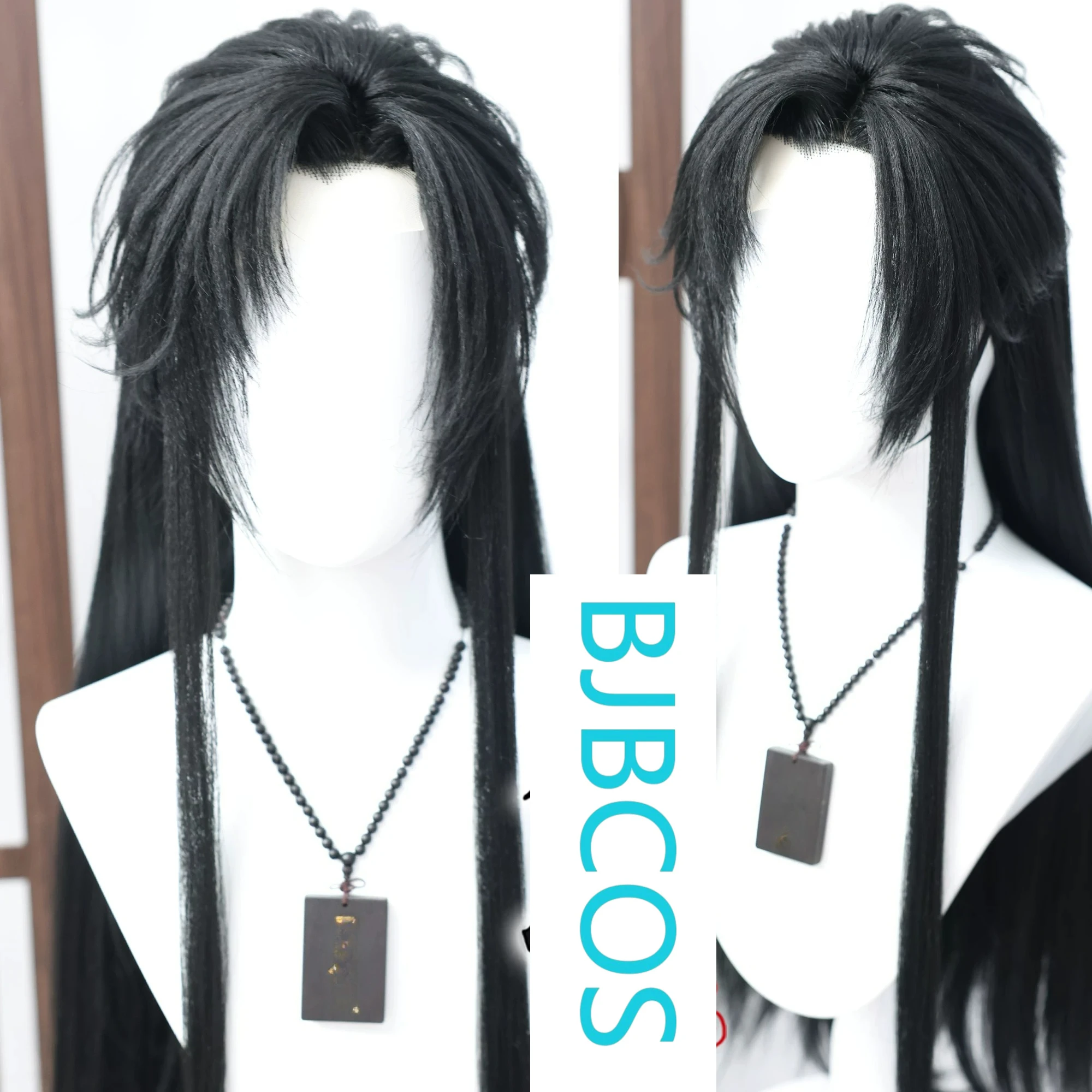 

[Styled Wig]Time Raiders Drinking to relieve the rain, imitating the ancient style of hand hook, half tied ponytail, COS