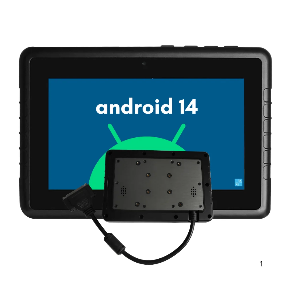 7-дюймовый прочный планшет Android 14 в автомобиле, мобильный терминал передачи данных 4G LTE GPS WiFi IP65 RK3568 4 ГБ + 32 ГБ RS232/485 CAN-шины