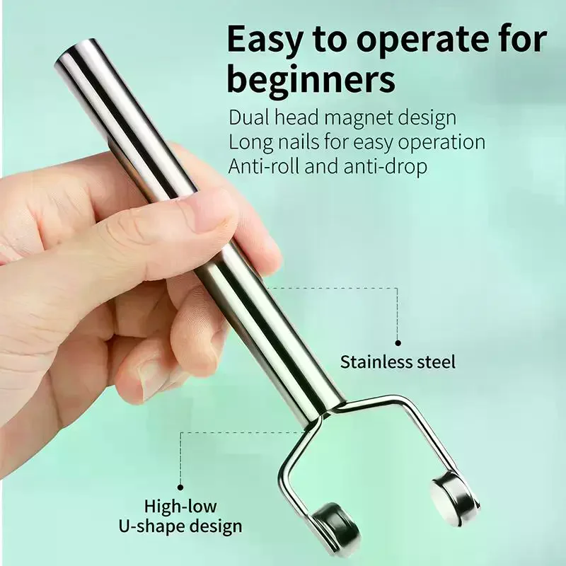 Y-Shaped Nail Magnetic Stick Eye Nail Art Tools Multi-function Magnet Stick