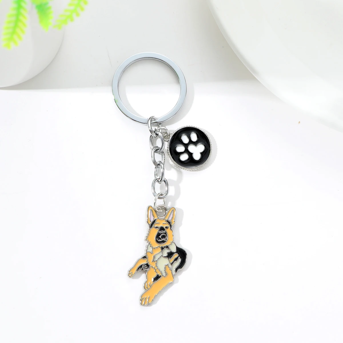 I LOVE Alaska Husky Dog Keychain Cute dachshund  animal Cartoon dog Keychain dog Gift For woman Man Jewelry