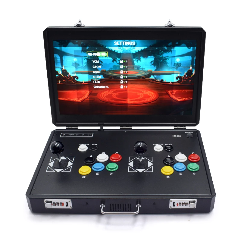 Pandora Box Retro Video Game 18.5 inch LCD Console, S812L PCB Board, 3D WIFI, 23000 in 1, Double Joystick Buttons